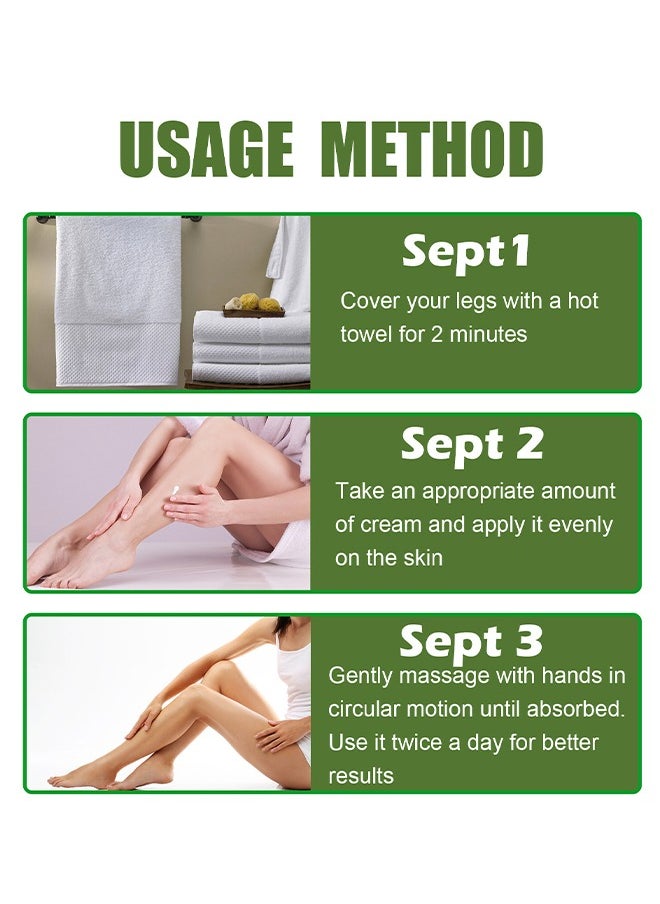 SOUTH MOON Instant Relief Varicose Vein - Soothing Leg Cream, Varicose And Spider Veins Treatment Cream, Improve Blood Circulation, Fast Relieve Swelling Pain 50G  - Image 4