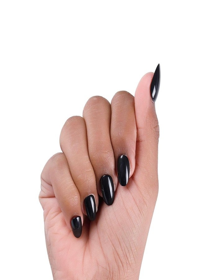 NAILWIND 24 Press on Nails | Natural French Short False Nails | Acrylic Full Cover Nails | Natural Fake Nails Delicate & Comfortable for Women and Girls (V-20) - Image 5