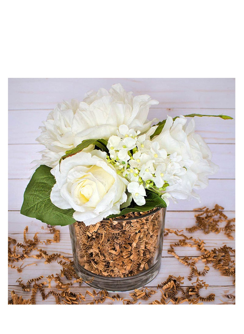MARKQ Crinkle Cut Shredded Paper Filler for Gift Wrapping Hamper/Basket Filling, Packing Supplies (Brown)  - Image 4