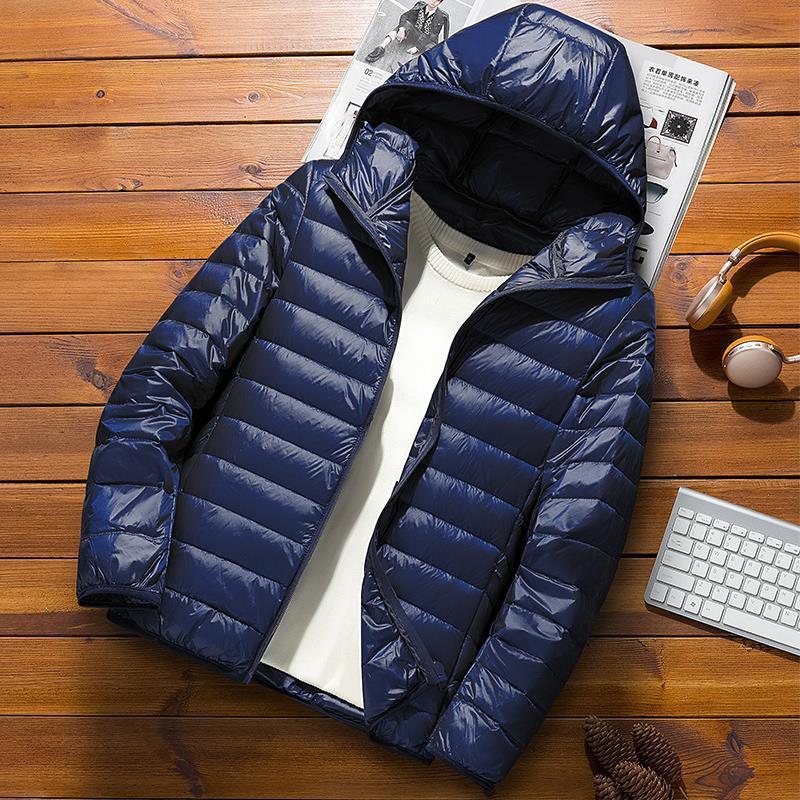 [Anti-season Clearance] Down cotton-padded jacket Men's Winter Jacket Thin Korean Fashion Men's Short Thickened Warm  - Image 3