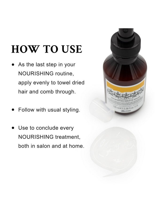 دافينز ناتشورال تيك، سيلر الكيراتين المغذي، لا يحتاج إلى شطف، لتنعيم وحماية الشعر من الأطراف المتقصفة، 3.38 أونصة سائلة. - Image 3