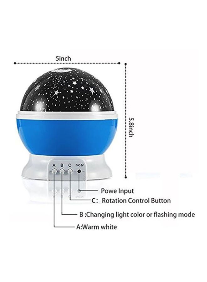 NIBEMINENT Star And Moon Starlight Projector Lamp Multicolour 13 x 14.5cm - Image 3