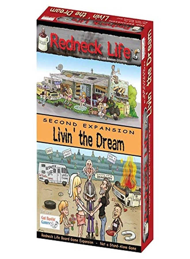 مجموعة لعبة Redneck Life Second Expansion: Livin' the Dream اللوحية مع حقيبة Mr Dice برباط - Image 2