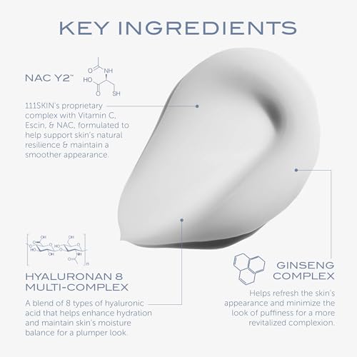 111SKIN Cryo Revitalising Moisturiser Hydrating Gel Face Cream with Hyaluronic Acid Ginseng Complex ATP for Skin Neck Firming Tightening Daily Face Moisturizer for All Skin Types 169 fl oz - Image 3