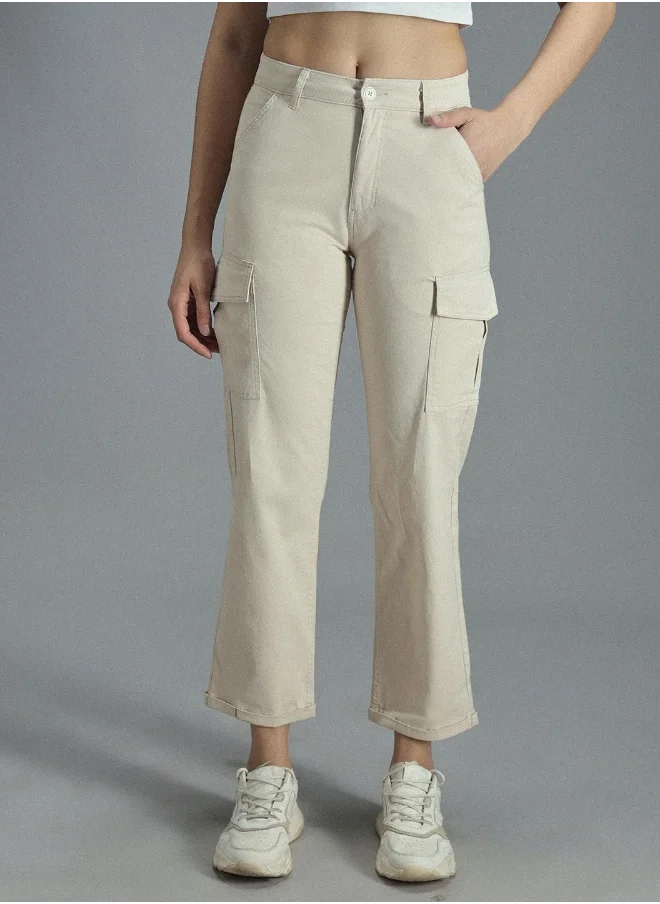 هاي ستار Women Beige Trousers