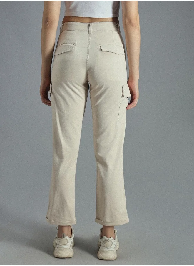هاي ستار Women Beige Trousers