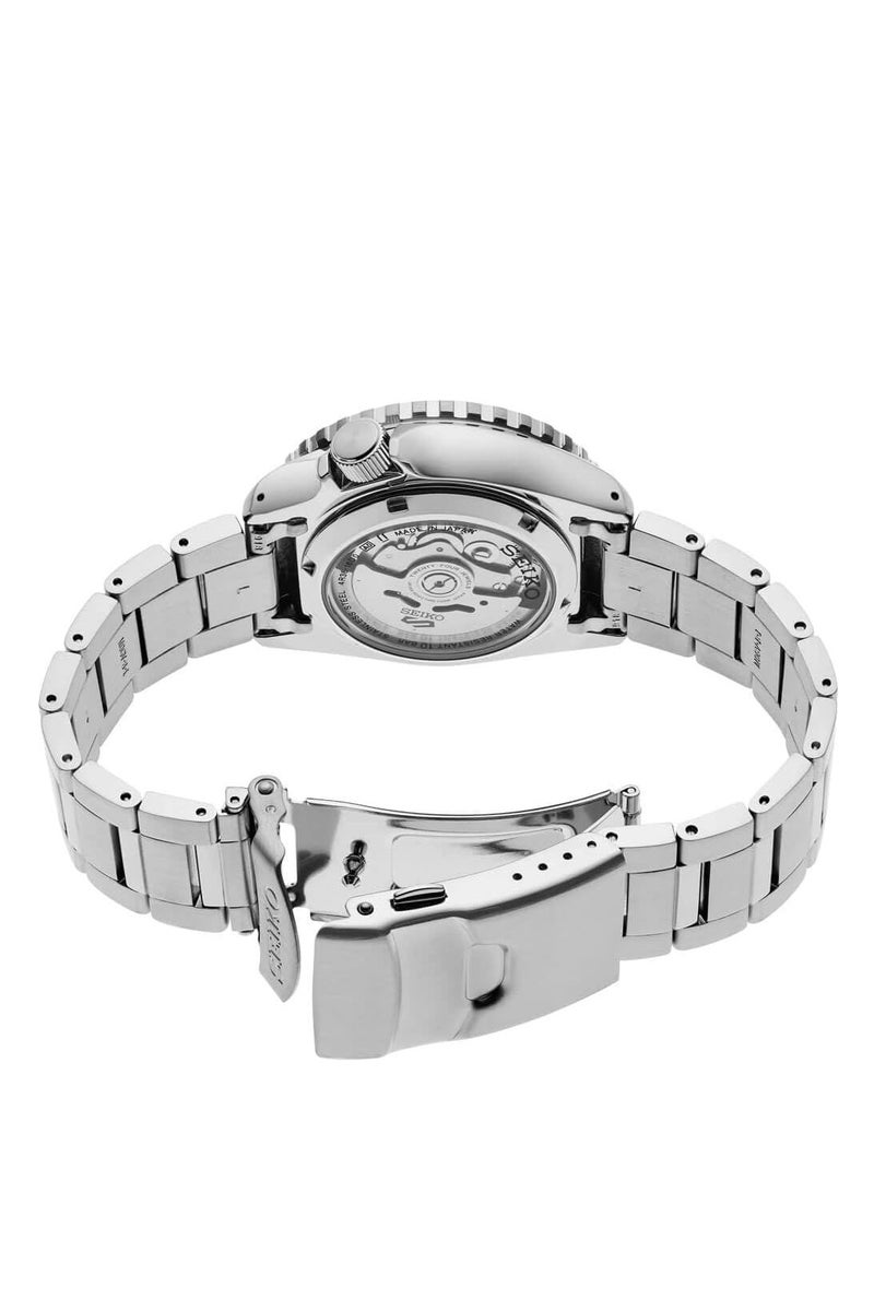 Seiko ساعة سيكو 5 سبورت SRPK97 الأوتوماتيكية – قرص شمس أزرق، ستانلس ستيل، 42.5 مم، ساعة للرجال - Image 3