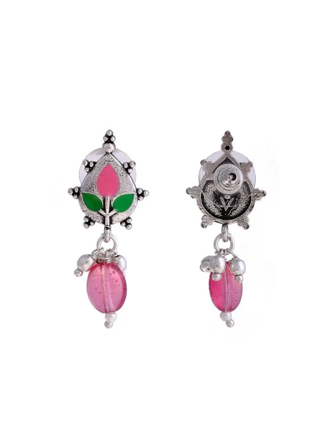 VOYLLA Bagh E Fiza Colourful Drop Earrings