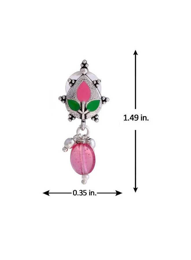 VOYLLA Bagh E Fiza Colourful Drop Earrings