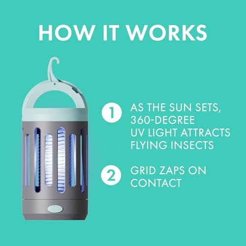STEM Flying Insect Zapper, Indoor and Outdoor Electric Fly & Mosquito Trap, Includes Micro-USB Charging Cable and Brush for Cleaning - Image 5