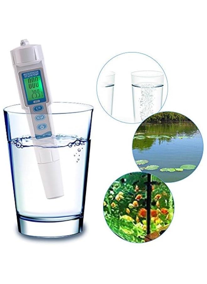Beauenty TDS Meter Digital Water Quality Tester, 0-14ph Temperature/EC/TDS PH Meter 3 in 1, 0.00~19990us/cm Meter LCD Digital TDS Meter for Drinking Water, Swimming Pools, Aquariums, Hydroponics.  - Image 4
