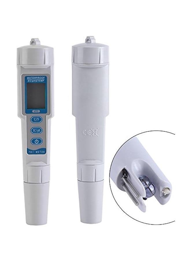 TDS Meter Digital Water Quality Tester, 0-14ph Temperature/EC/TDS PH Meter 3 in 1, 0.00~19990us/cm Meter LCD Digital TDS Meter for Drinking Water, Swimming Pools, Aquariums, Hydroponics.