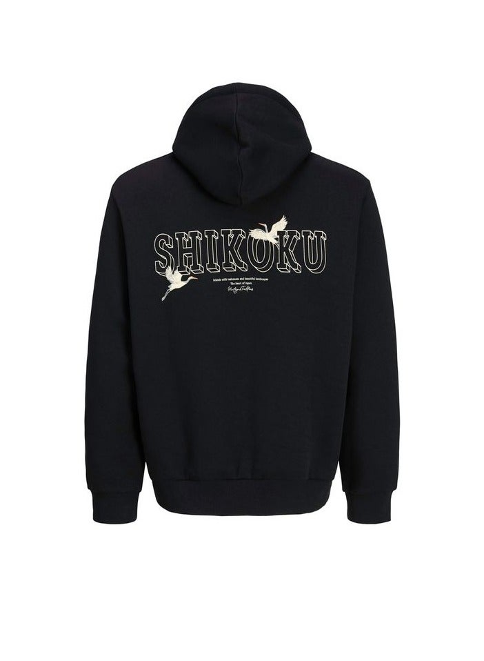 JACK & JONES Logo Regular Fit Pullover Hoodie