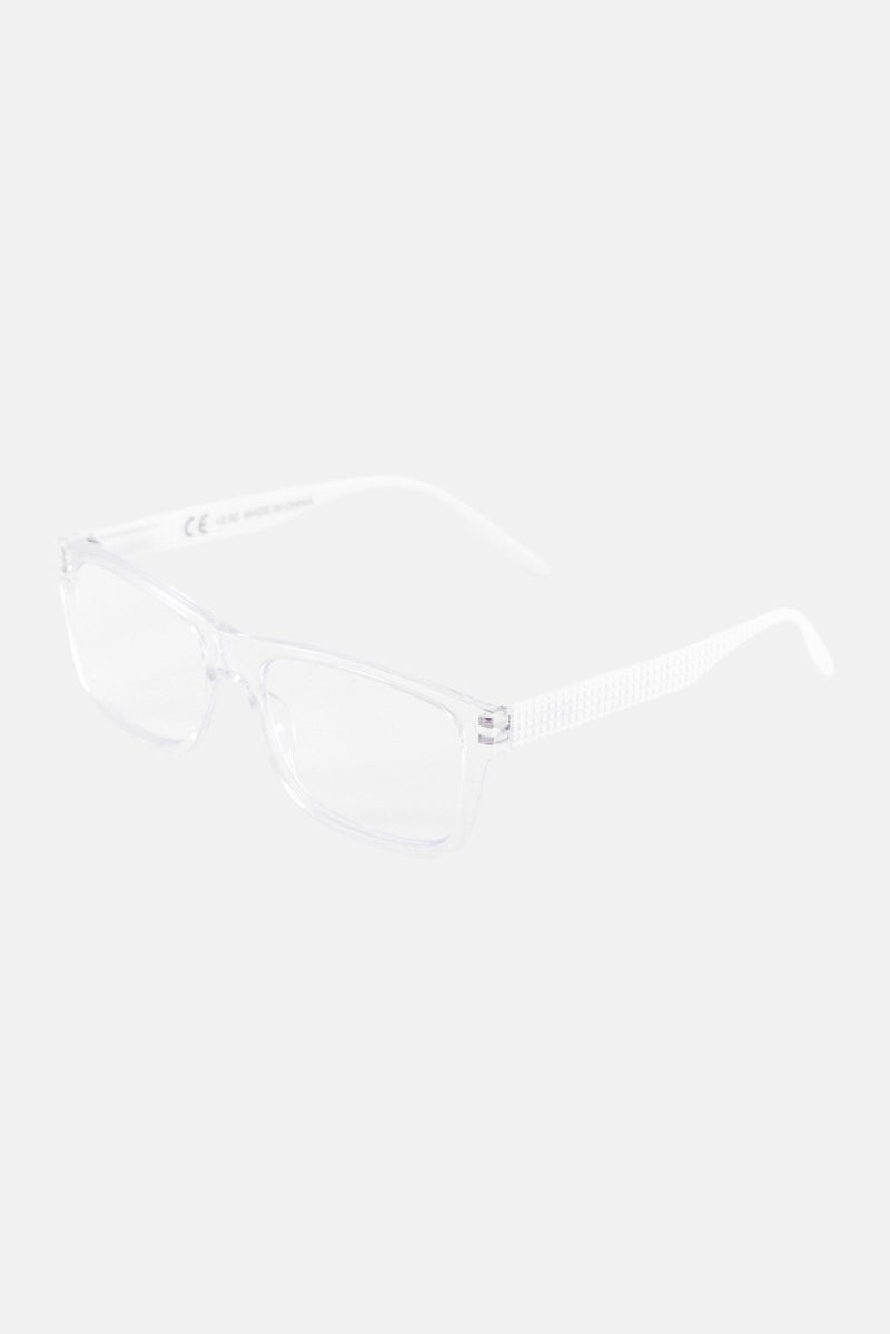 A & A Glasses Men WRS6906S Rectangular Reading Glass, Transparent - Image 3