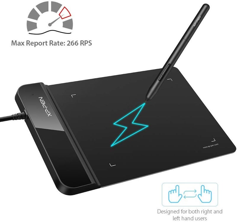 XPPen Drawing Tablet G430S OSU, Graphic Drawing Tablet with 8192 Levels Pressure Battery-Free Stylus, 4 x 3 inch Ultrathin, for OSU Game, Online Teaching Compatible with Window/Mac Black - Image 5