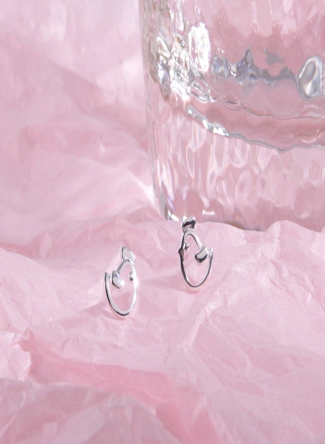 Helen de Lete Lovely Rooster Chicken Sterling Silver Stud Earrings for Women - Image 4