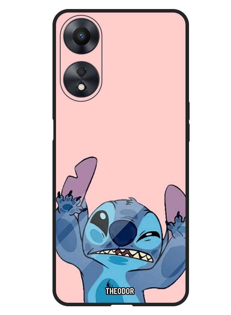 Theodor Protective Case Anti Scratch Shock Proof Bumper Cover For Oppo F23 5G Stitch - Image 1