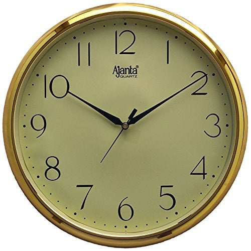 Ajanta Plastic Abstract Analog Wall Clock (28 X 28 X 3.4 Cm, Ivory) - Image 1