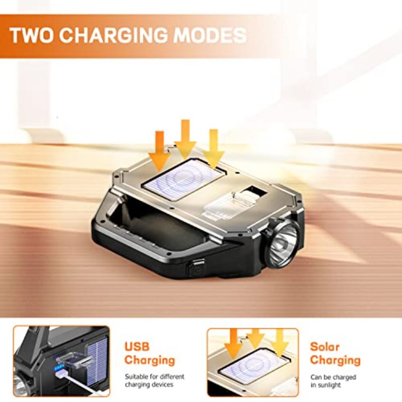 Handheld, 1000 Lumens or USB Charging Handheld s, Waterproof Portable Powered s with 6 Modes for Fishing Outdoor Camping Power Outage Emergencies - Image 2