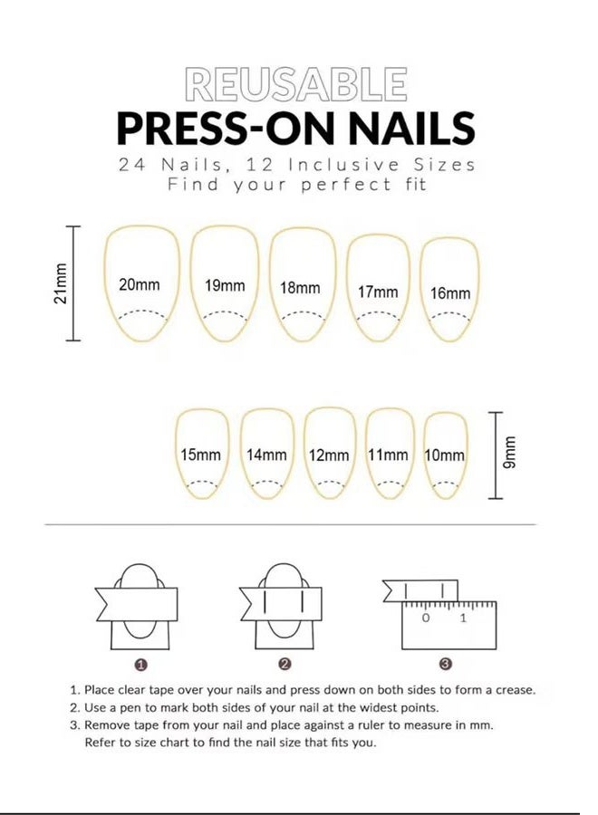 kaixin Press on Nails Almond Shape Nude Fake Nails Gradient Acrylic Full Cover False Nails for Women and Girls 24-Piece - Image 5