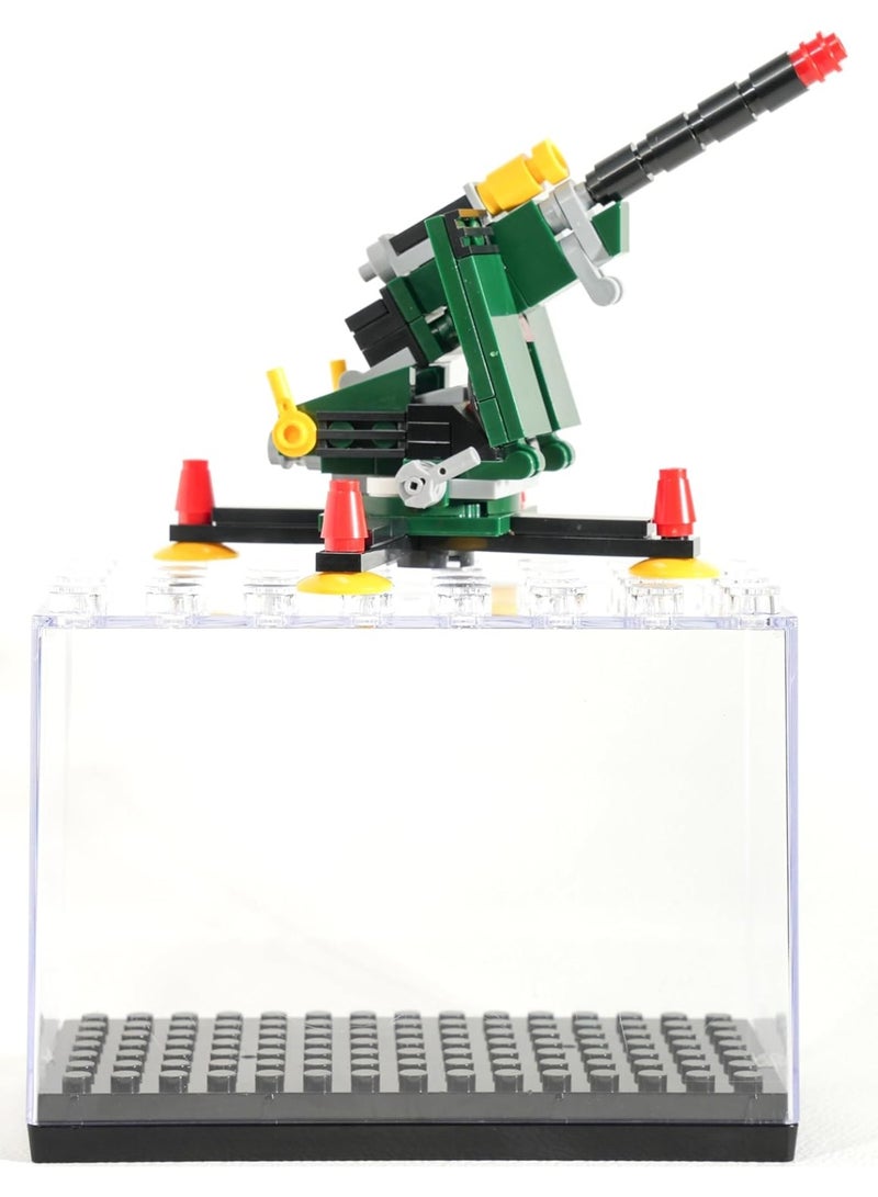 Blocky Blocks Building bricks toy with jelly beans candy (05 Anti Aircraft) - Image 1