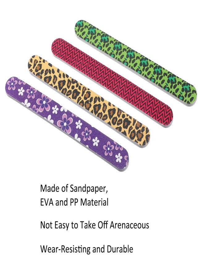 Mudder 20 Pcs Nail File Colorful Emery Boards Nail Buffer File Tools for Women Double Sided Filers for Shaping and Smoothing Toenails and Fingernails - Image 4