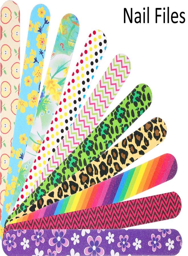 Mudder 20 Pcs Nail File Colorful Emery Boards Nail Buffer File Tools for Women Double Sided Filers for Shaping and Smoothing Toenails and Fingernails - Image 1