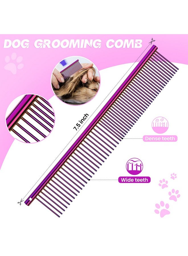 JASON Dog Grooming Scissors Kit, Professional 6 in 1 Dog Scissors Sharp Shears Set - Straight, Thinning, Chunker, Curved Shears and Comb for Long Short Hair for Dog Cat Pet - Image 5