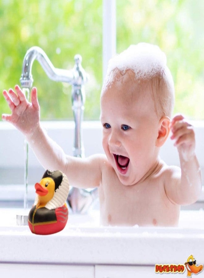 Duckshop Yarto Famous & Historical Rubber Duck Bath Toys | Educational | Child Safe | Tested for Ages 0+ | Collectable | Party Favors | Cake Toppers (Queen Elizabeth) - Image 2