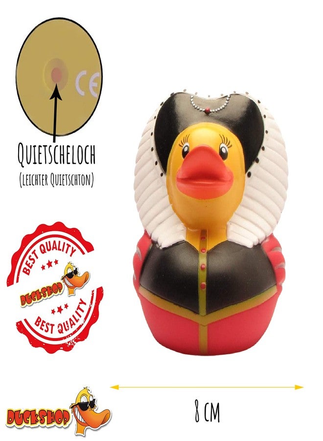 Duckshop Yarto Famous & Historical Rubber Duck Bath Toys | Educational | Child Safe | Tested for Ages 0+ | Collectable | Party Favors | Cake Toppers (Queen Elizabeth) - Image 4