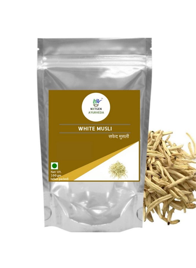 NXTGEN AYURVEDA Nxtgen Ayurveda Safed Musli | White Musli Root | Chlorophytum | 100 GMS  - Image 1