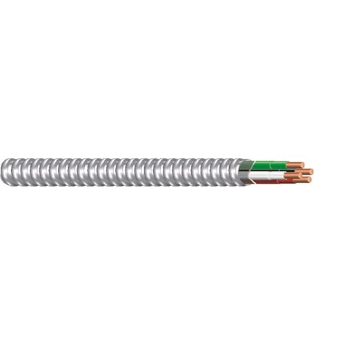 Southwire Woods Southwire 68583421 25-Foot 12-Gauge 3-Conductor Type MC Cable, Aluminum - Image 1