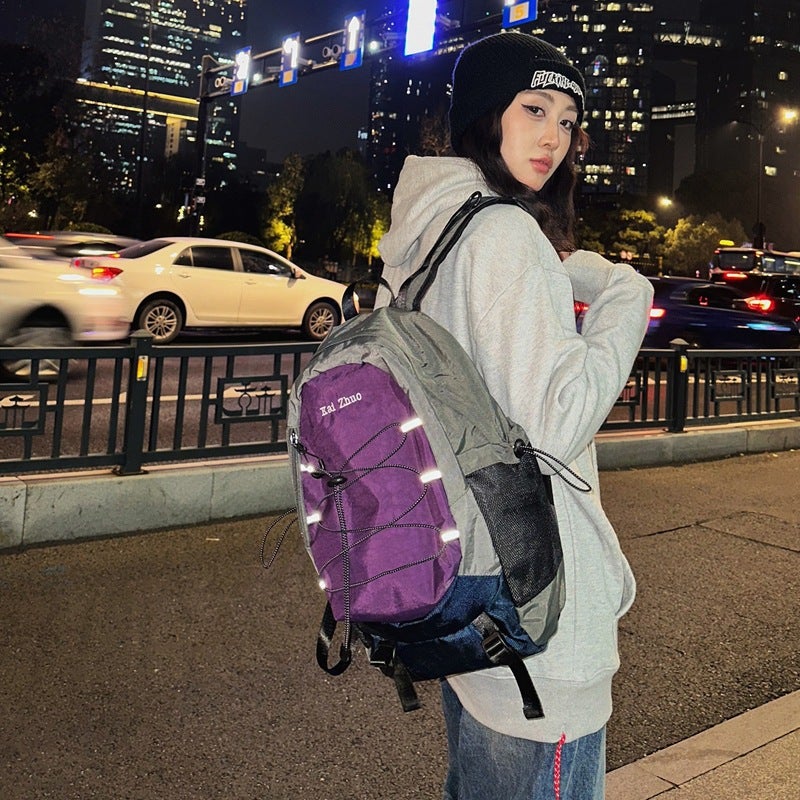 2024 Korean Retro Drawstring Casual Backpack Unisex - Image 2