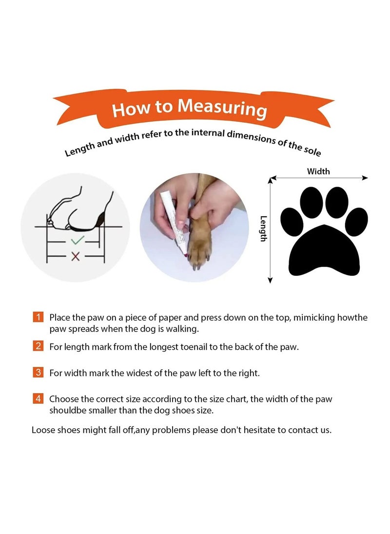 erorex Boots for Small Dogs Breathable Dog Walking Shoes Dog Snow Boots for Small Dogs, Puppy Shoes for Hot Pavement 4PCS  - Image 2