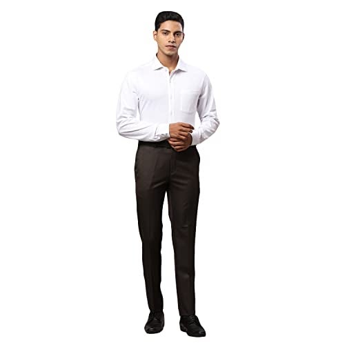 Raymond Dark Brown Trouser (Size: 38)-RMTS02828-O8 - Image 5