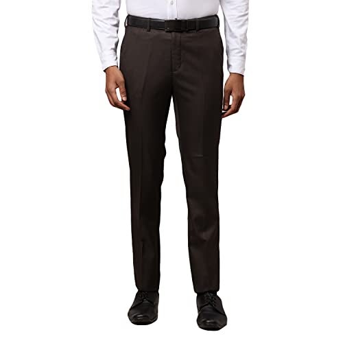 Raymond Dark Brown Trouser (Size: 38)-RMTS02828-O8 - Image 1
