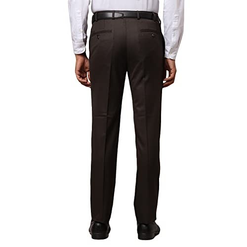 Raymond Dark Brown Trouser (Size: 38)-RMTS02828-O8 - Image 4