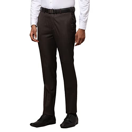 Raymond Dark Brown Trouser (Size: 38)-RMTS02828-O8 - Image 3