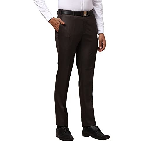 Raymond Dark Brown Trouser (Size: 38)-RMTS02828-O8 - Image 2