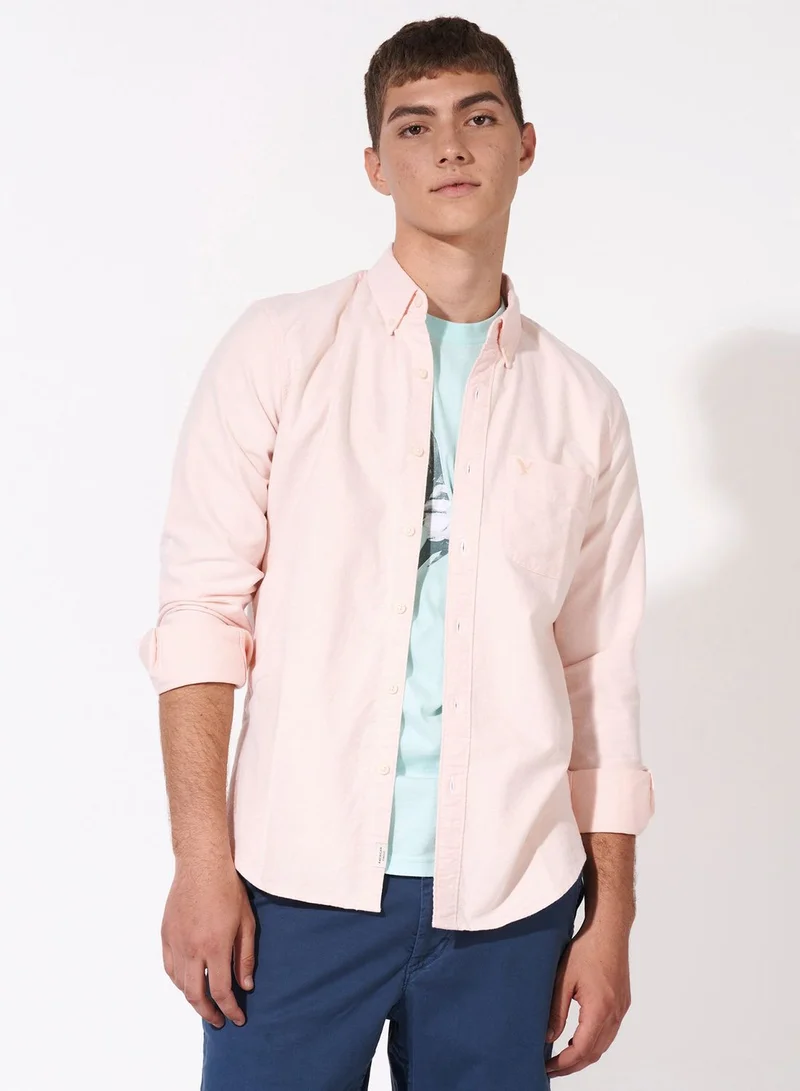 American Eagle Button Down Slim Fit Shirt