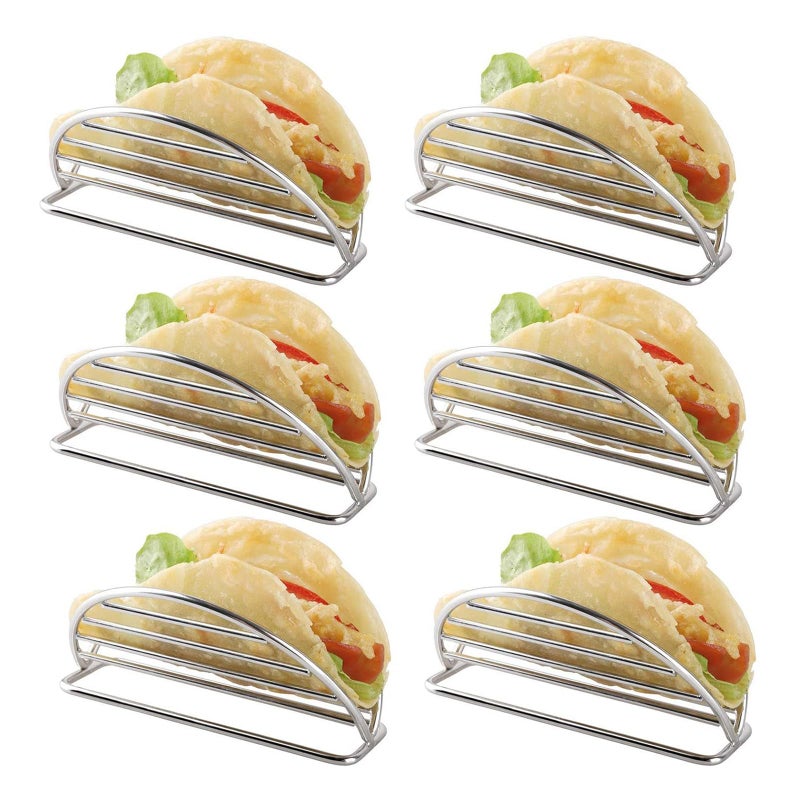 Stainless Steel Taco Stand For Efficient Storage And Presentation Ideal For Home Cooks - Image 4