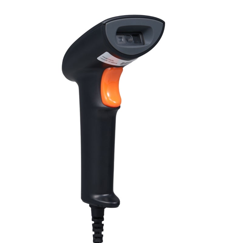 Handheld USB 1D Barcode Scanner with Stand CMOS Image Sensor Support Paper Code/Screen Code Compatible with Windows   Android MacOS Linux System for Supermarket Library Logistics Retail Warehouse - Image 3