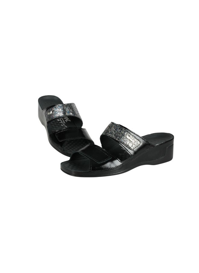 VITAL 148-1135 Vital Ladies Sandals Tina 0890AS Black  - Image 3