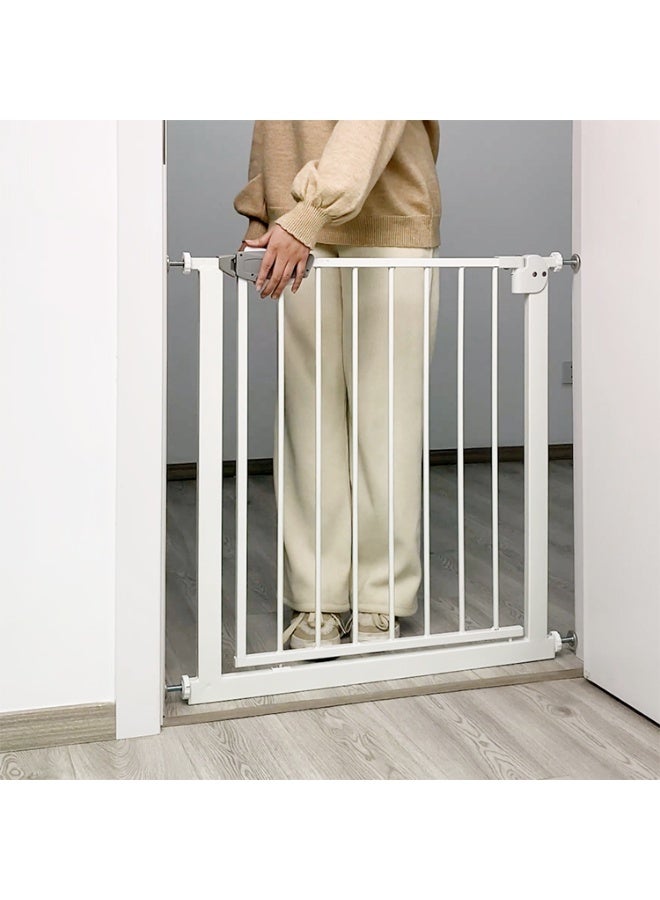 High pressure safety gate for children safety gate for doors and stairs, height 80 cm, manual closing function (76-83) - Image 5