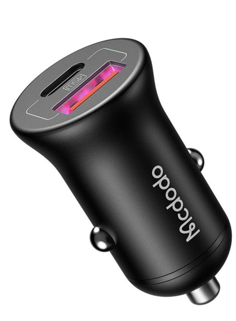 Mcdodo 45W PD Car Charger - Dual Ports (Type-C & USB) - Image 1