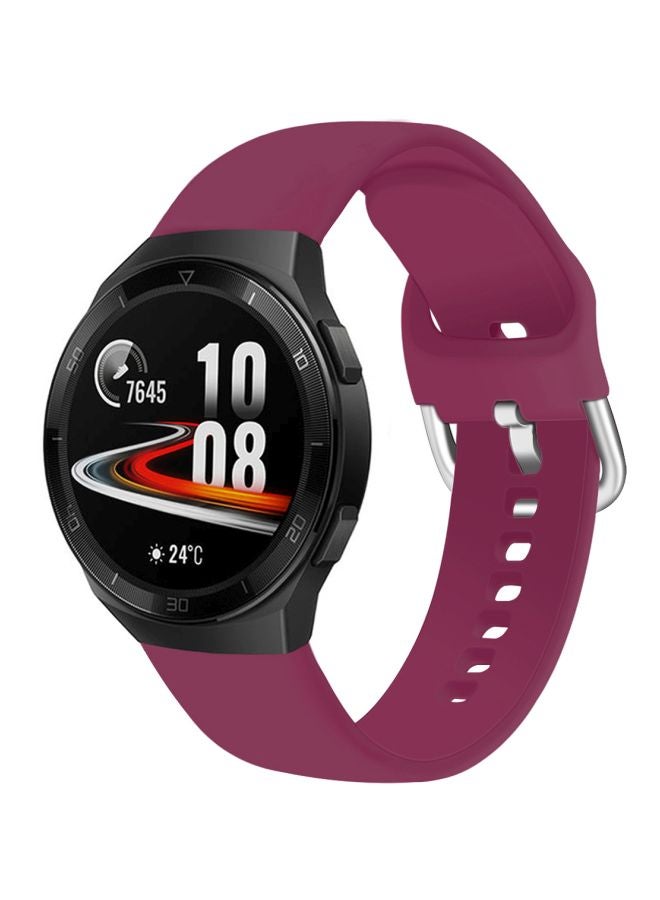Perfii Replacement Band For Huawei Watch GT 2e 46mm Wine Red - Image 2