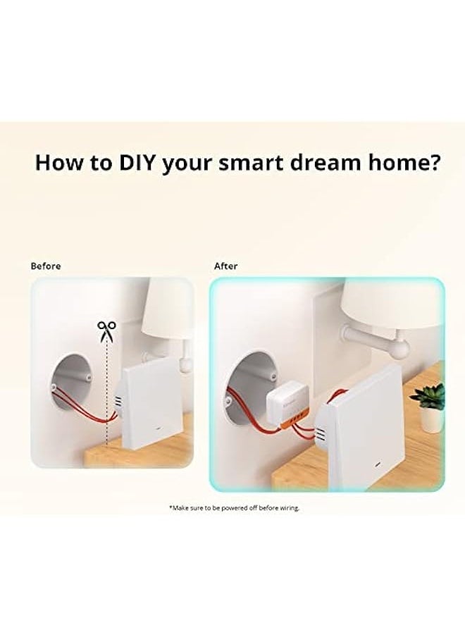 SONOFF ZBMINIL2 Extreme Zigbee Smart Light Switch (2 Way), Works with Alexa, SmartThings Hub, Google Home& ZBBridge-P, ZigBee Hub Required, No Neutral Required  - Image 3