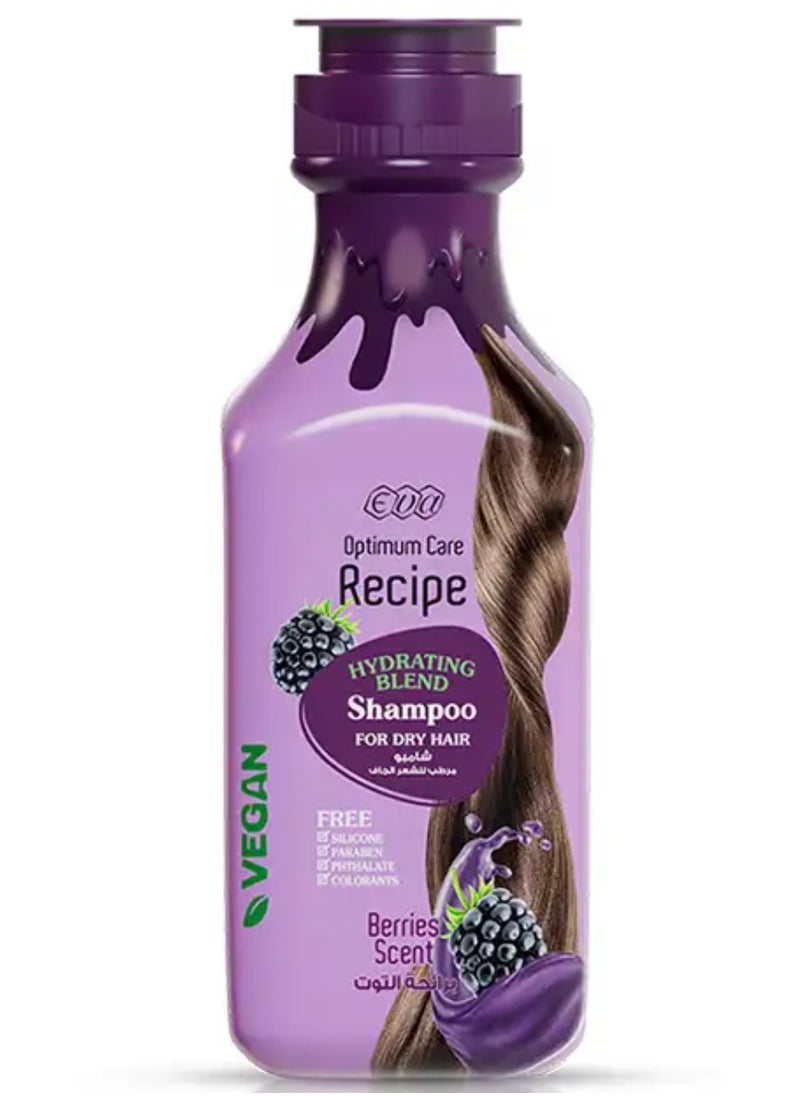 Optimum Care Recipe Hydrating Blend Shampoo Berries Scent 350ml