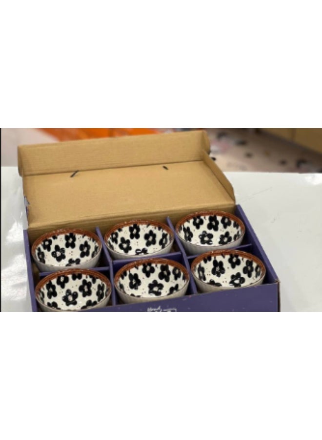 طقم بولات بورسلين 6 قطع 10 سم - Image 2