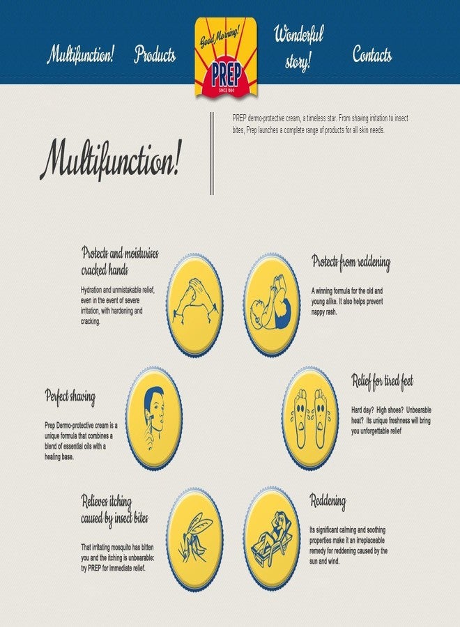 PREP كريم حماية ديرما: خالي من البارابين 2.53 أونصة سائلة (75 مل) جرة (عبوة من 4) - Image 2